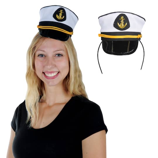 Beistle Adult Yacht Captain's Cap Headband